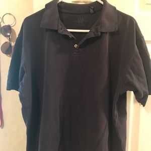 Mens Gap polo shirt navy blue